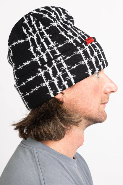 Corduroy BARBED PLAID BEANIE 2025