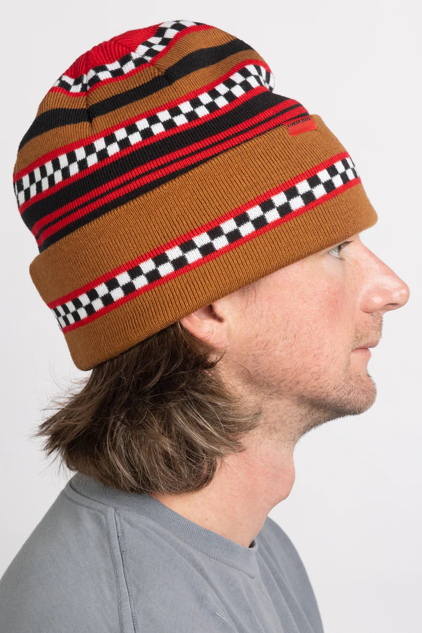 Corduroy CHECKSTRIPE BEANIE 2025