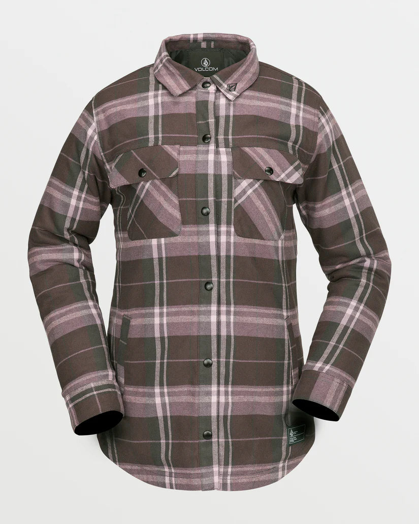 Volcom Womens Insulated RIDING FLANNEL 2025